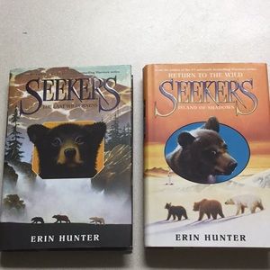 Two hard cover Seeker series